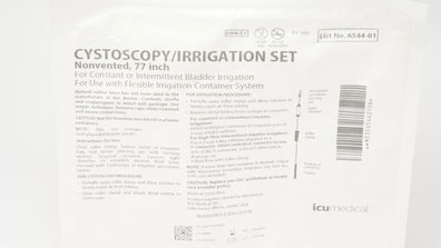 ICU Medical 6544-01 Cystoscopy Irrigation Set Nonvented, 77inch